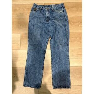 Cinch Up Men's Jeans Size 36x34 Blue Denim Medium Wash 100% Cotton Straight Leg